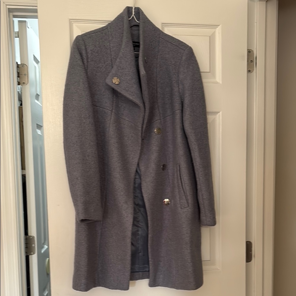 Men's Gray Wool Coat